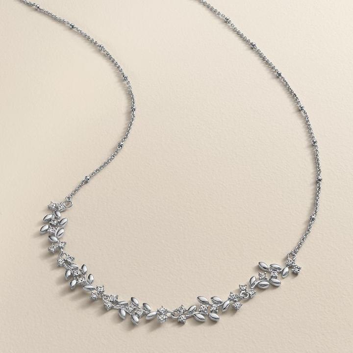 Lc Lauren Conrad Runway Collection Vine Necklace, Women's, Silver