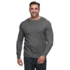 Big & Tall Croft & Barrow&reg; Classic-fit 7gg Super Soft Crewneck Sweater, Men's, Size: 3xb, Black