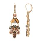 Simply Vera Vera Wang Faceted Marquise Cluster Drop Earrings, Women's, Multicolor