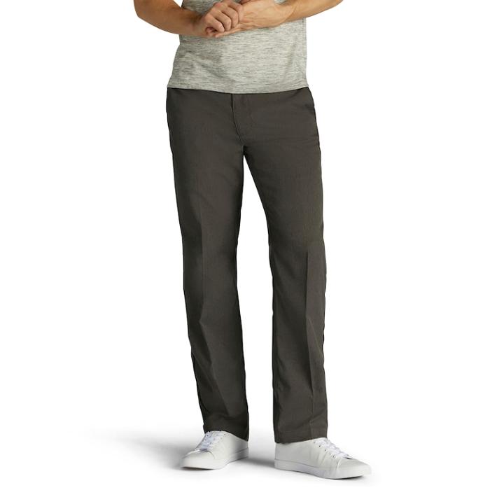 Big & Tall Lee Performance Series Extreme Comfort Straight-fit Refined Khaki Pants, Men's, Size: 46x32, Light Grey