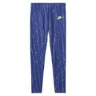 Girls 7-16 Nike Polka Dot Graphic Yoga Leggings, Girl's, Size: Small, Drk Purple