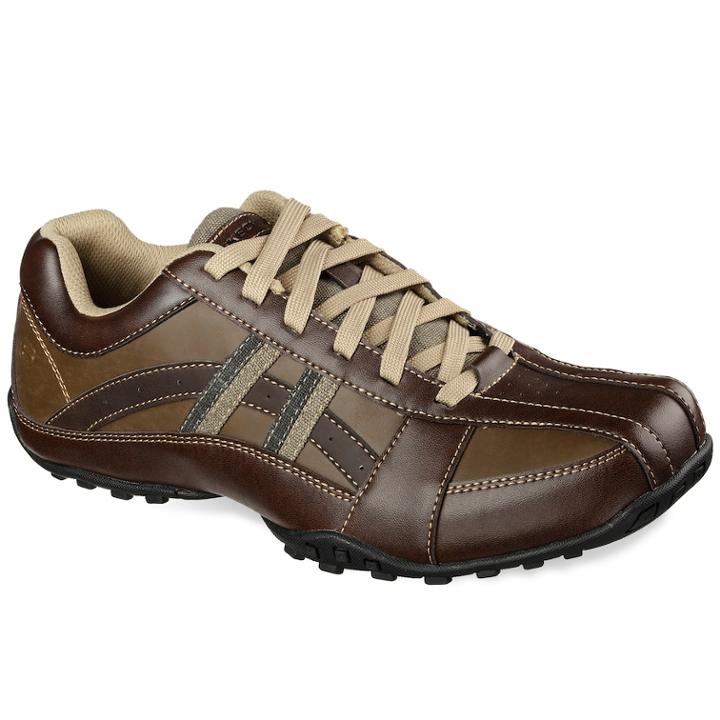 Skechers Citywalk Malton Men's Shoes, Size: 8.5, Dark Brown