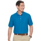 Men's Croft & Barrow&reg; Pique Performance Polo, Size: Large, Med Blue