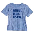 Boys & Girls 4-7x Dad & Me Best Kid Ever Graphic Tee, Size: 5, Med Blue