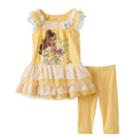 Disney's Beauty And The Beast Toddler Girl Belle Dress & Leggings Set, Size: 2t, Yellow