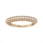 Cubic Zirconia Wedding Ring In 10k Gold, Women's, Size: 7, White