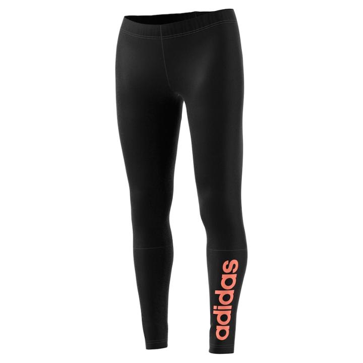 Women's Adidas Linear Logo Long Tights, Size: Medium, Black