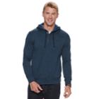 Men's Sonoma Goods For Life&trade; Supersoft Modern-fit Sweater Fleece Henley Hoodie, Size: Medium, Dark Blue