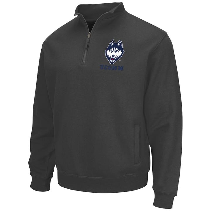 Men's Uconn Huskies Fleece Pullover, Size: Xxl, Oxford