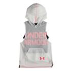 Girls 7-16 Under Armour Finale Sleeveless Hoodie, Size: Small, White