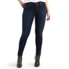 Women's Levi's Curvy Mid-rise Skinny Jeans, Size: 30(us 10)m, Dark Blue