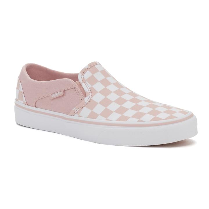 Vans Asher Women's Skate Shoes, Size: 8.5, Med Pink