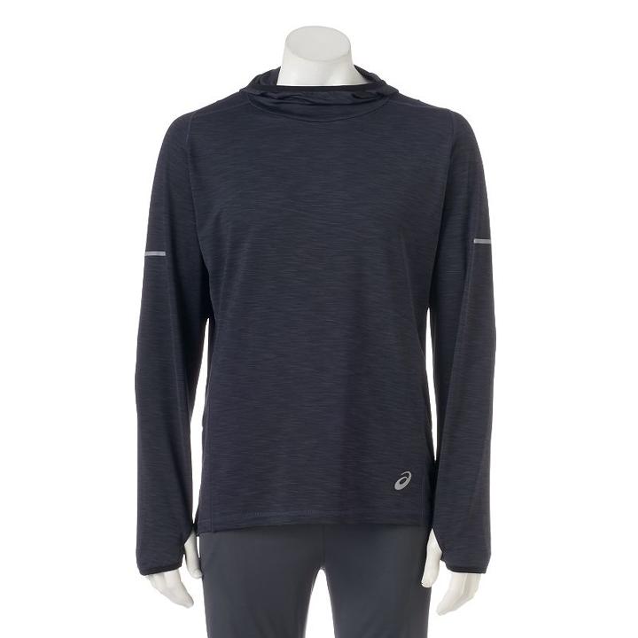 Men's Asics Sokudo Hooded Pullover, Size: Large, Grey (charcoal)