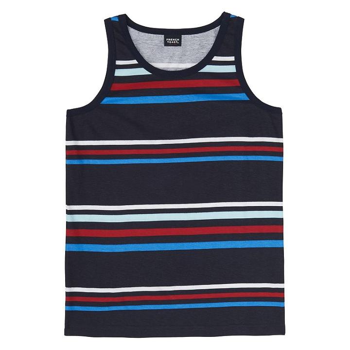 Boys 8-20 French Toast Striped Tank, Boy's, Size: Large, Blue (navy)