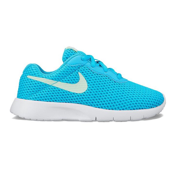 Nike Tanjun Breathe Preschool Girls' Sneakers, Girl's, Size: 3, Blue