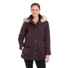 Women's Fleet Street Faille Anorak Jacket, Size: Large, Red Other