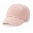 Women's Mudd&reg; Distressed Baseball Cap, Med Pink