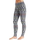 Women's Cuddl Duds Stretch Fleece Leggings, Size: Xsml Av/rg, Light Grey
