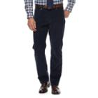 Men's Croft & Barrow&reg; Classic-fit 5-pocket Stretch Corduroy Pants, Size: 38x30, Blue (navy)