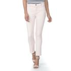 Women's Chaps Release-hem Crop Skinny Jeans, Size: 10, Pink