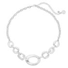 Dana Buchman Oval Link Collar Necklace, Women's, Silver