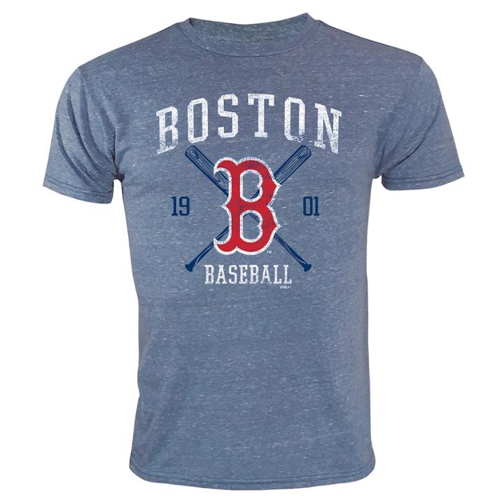 Boys 8-20 Boston Red Sox Stitches Printed Tee, Size: M 10-12, Blue