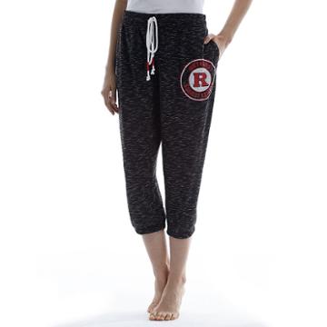 Women's Concepts Sport Rutgers Scarlet Knights Backboard Capri Pants, Size: Large, Grey (charcoal)