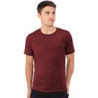 Men's Fruit Of The Loom&reg; Signature Men's Breathable Pocket Tee, Size: Medium, Maroon Heather