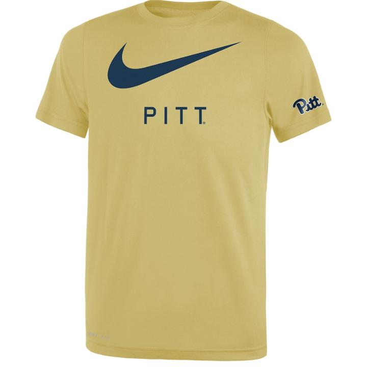 Boys 8-20 Nike Pitt Panthers Legend Dna Tee, Size: S 8, Gold