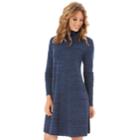 Women's Apt. 9&reg; Turtleneck Swing Dress, Size: Large, Med Green