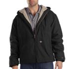 Men's Dickies Lined Hooded Jacket, Size: Large, Black