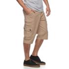 Men's Urban Pipeline&reg; Maxflex Messenger Canvas Shorts, Size: 33, Med Beige