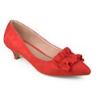 Journee Collection Sabree Women's High Heels, Size: Medium (7.5), Red