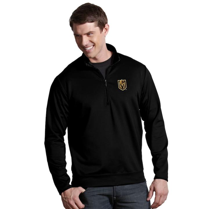 Men's Antigua Vegas Golden Knights Leader Pullover, Size: Medium, Black