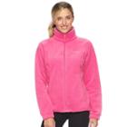 Women's Columbia Three Lakes Fleece Jacket, Size: Small, Pink Other