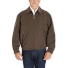 Men's Tower By London Fog Microfiber Golf Jacket, Size: Small, Dark Brown