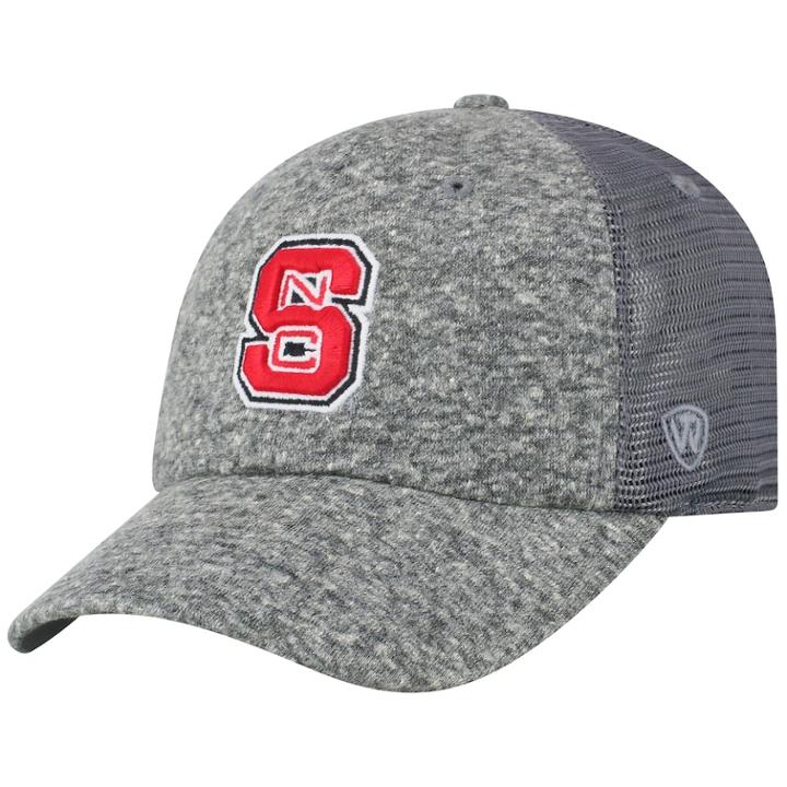 Adult Top Of The World North Carolina State Wolfpack Fragment Adjustable Cap, Men's, Med Grey