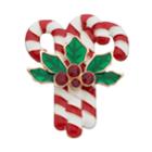 Candy Cane Pin, Women's, Multicolor
