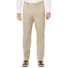 Men's Savane Ultimate Straight-fit Performance Flat-front Chino Pants, Size: 40x32, Med Beige