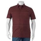 Big & Tall Croft & Barrow&reg; Classic-fit Patterned Crosshatch Button-down Shirt, Men's, Size: 2xb, Dark Red