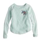 Girls 7-16 & Plus Size So&reg; Sherpa Pullover Sweatshirt, Size: 7-8, Light Blue