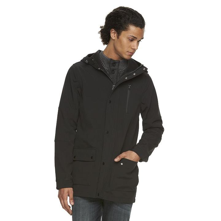 Men's Rock & Republic Soft-shell Jacket, Size: Xxl, Black