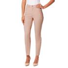 Women's Miracle Jean Faith Slimming Stretch Ankle Jeans, Size: 8, Lt Brown