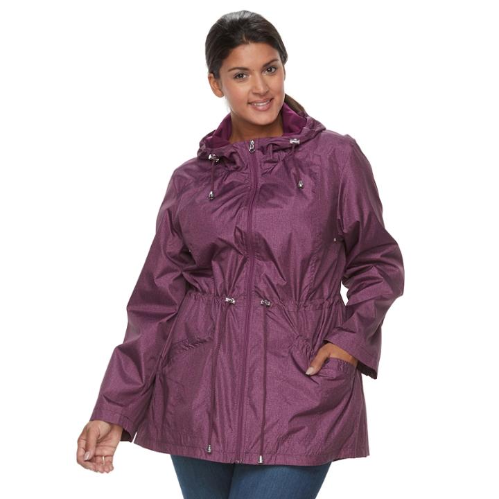 Plus Size D.e.t.a.i.l.s Packable Parka, Women's, Size: 2xl, Red