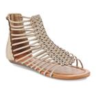 Henry Ferrera Kiko Bar Women's Sandals, Size: 7, Gold