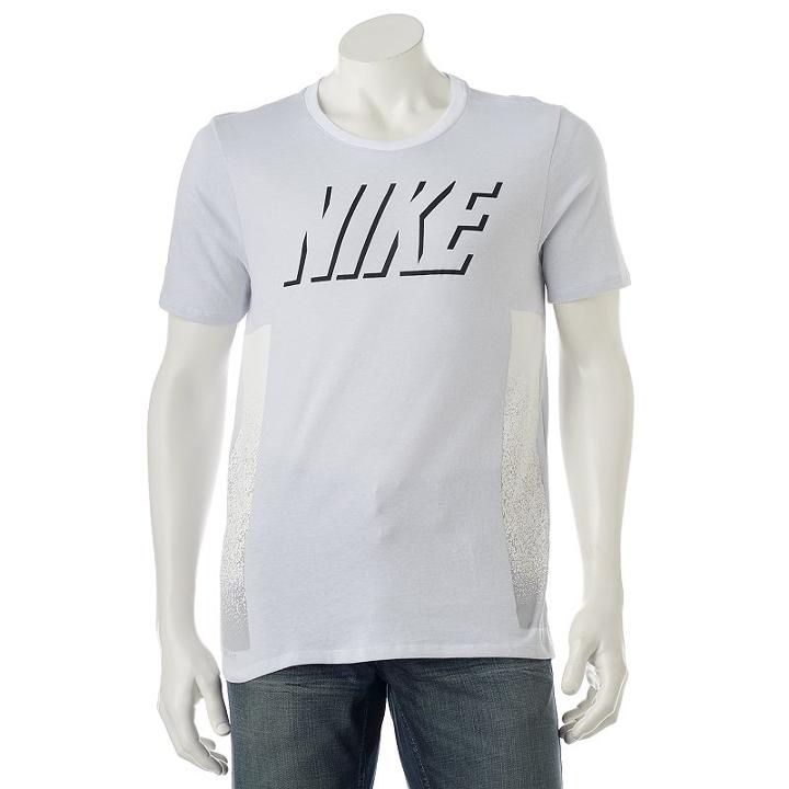 Men's Nike Static Block Tee, Size: Xl, White