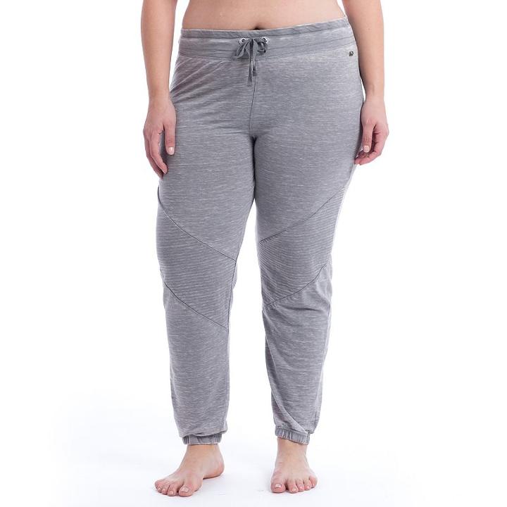 Plus Size Marika Curves Quilted Jogger Pants, Women's, Size: 1xl, Oxford