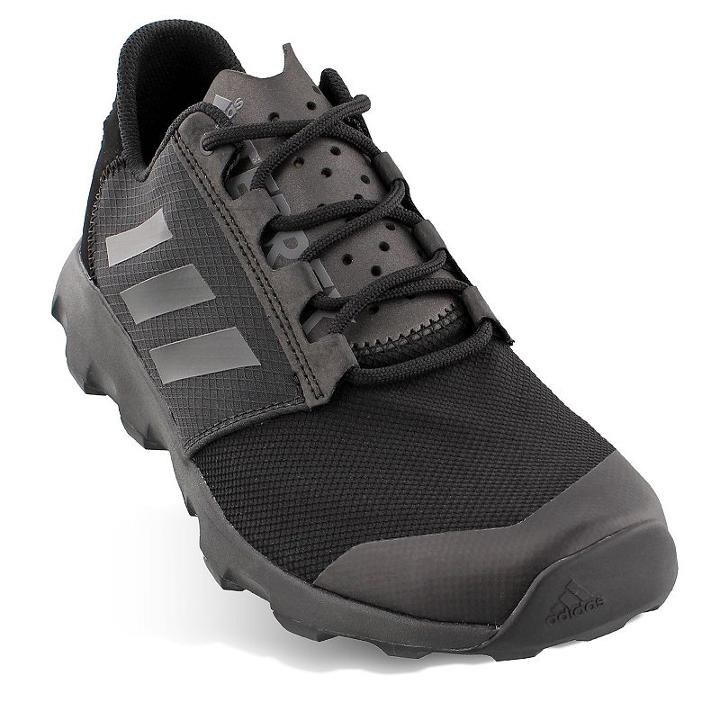 Adidas Outdoor Terrex Voyager Dlx Men's Water-resistant Trail Shoes, Size: 6, Black