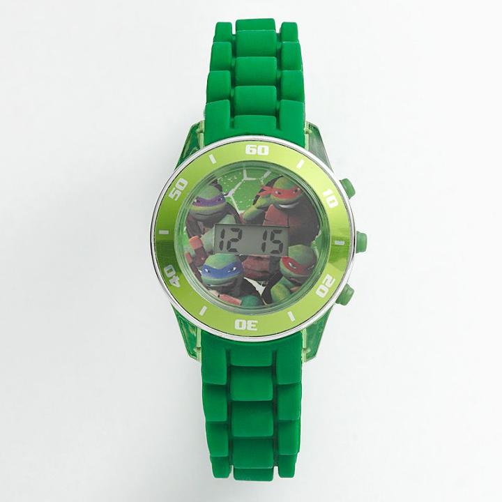 Teenage Mutant Ninja Turtles Watch - Kids' Digital Light Up, Boy's, Green