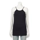 Women's Sonoma Goods For Life&trade; High-neck Camisole, Size: Large, Black